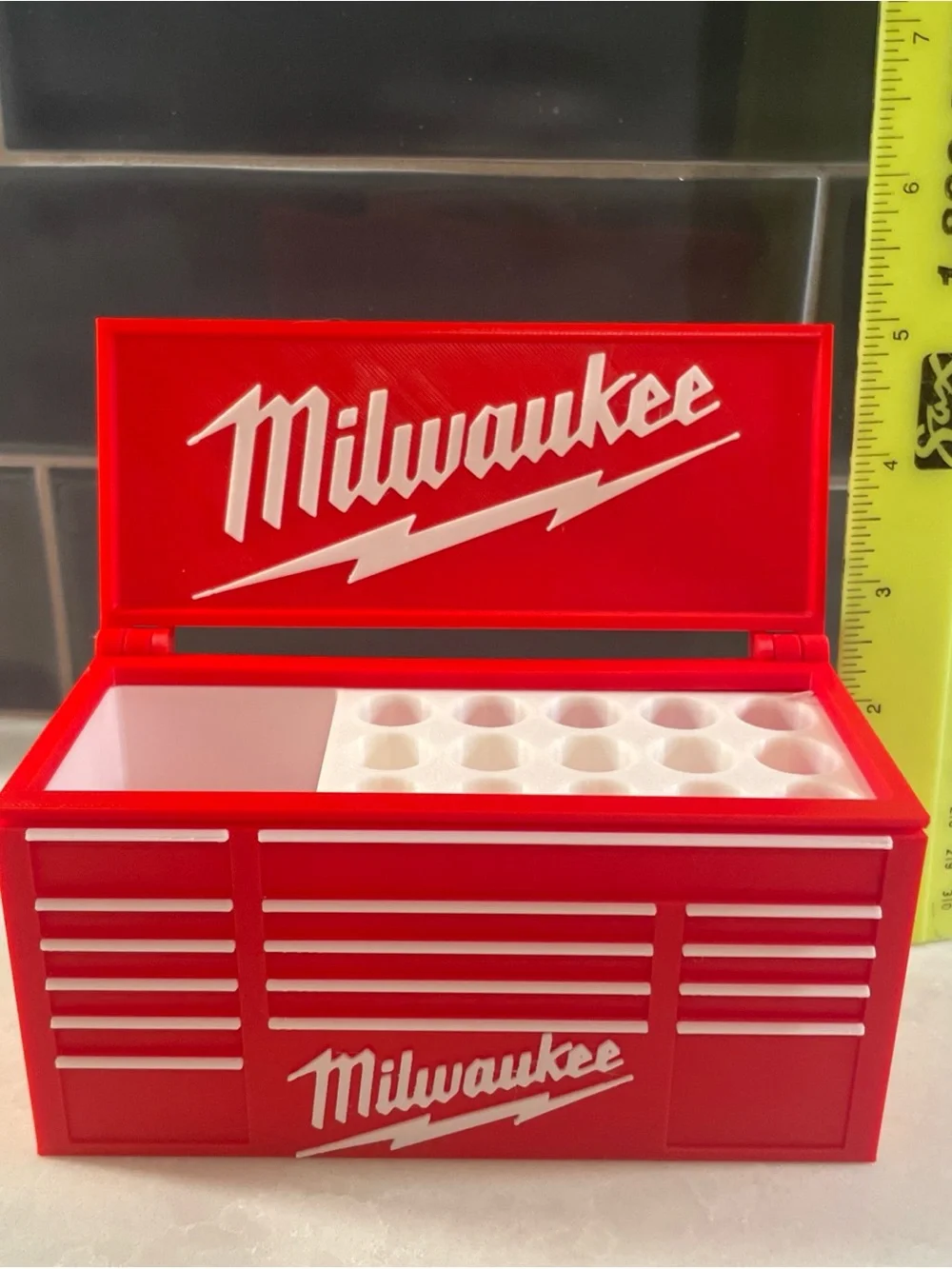 Milwaukee Red Tool Chest Organizer for office or Desk